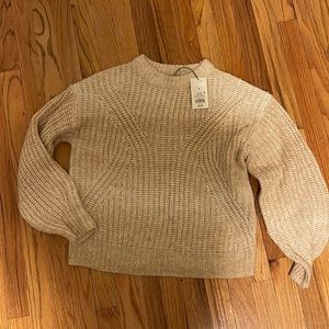 A New Day Sweater. New with tags. Color is camel/beige/tan size Small